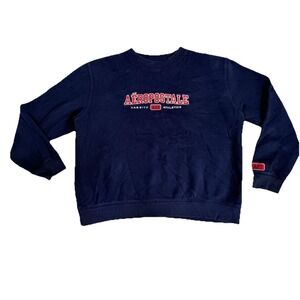 Vintage Aeropostale Blue Sweatshirt L Mallcore Y2K 90s Grunge Prep Streetwear